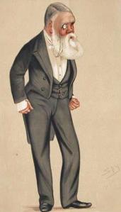 An 1876 caricature of Taylor by